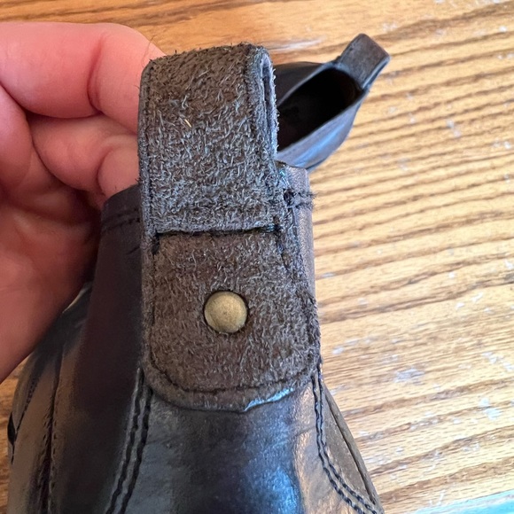 Timberland Boot Company high ankle cut black leather laced up boots - Picture 9 of 10